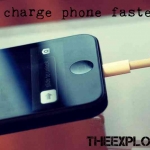 How to charge phone faster? Theexplode