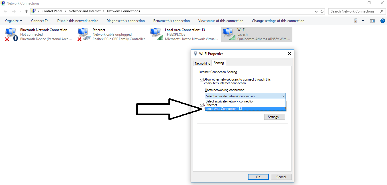 create windows 10 hotspot
