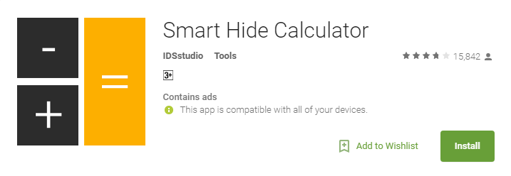 How to hide files and folders on your Android calculator application.