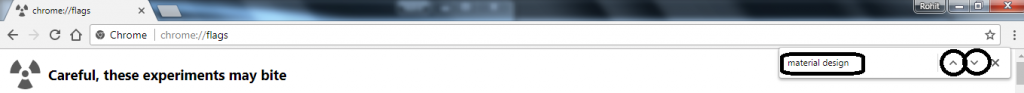 how to enable material design in Chrome