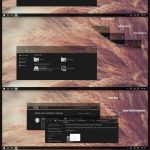 Hover dark custom theme for windows 10