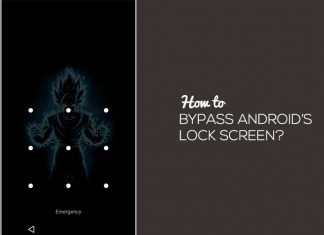 how to bypass android's lock screen